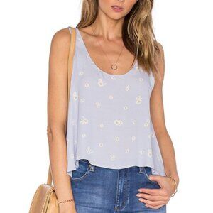 L'Academie The Swing Tank Daisy Floral Blouse Top
